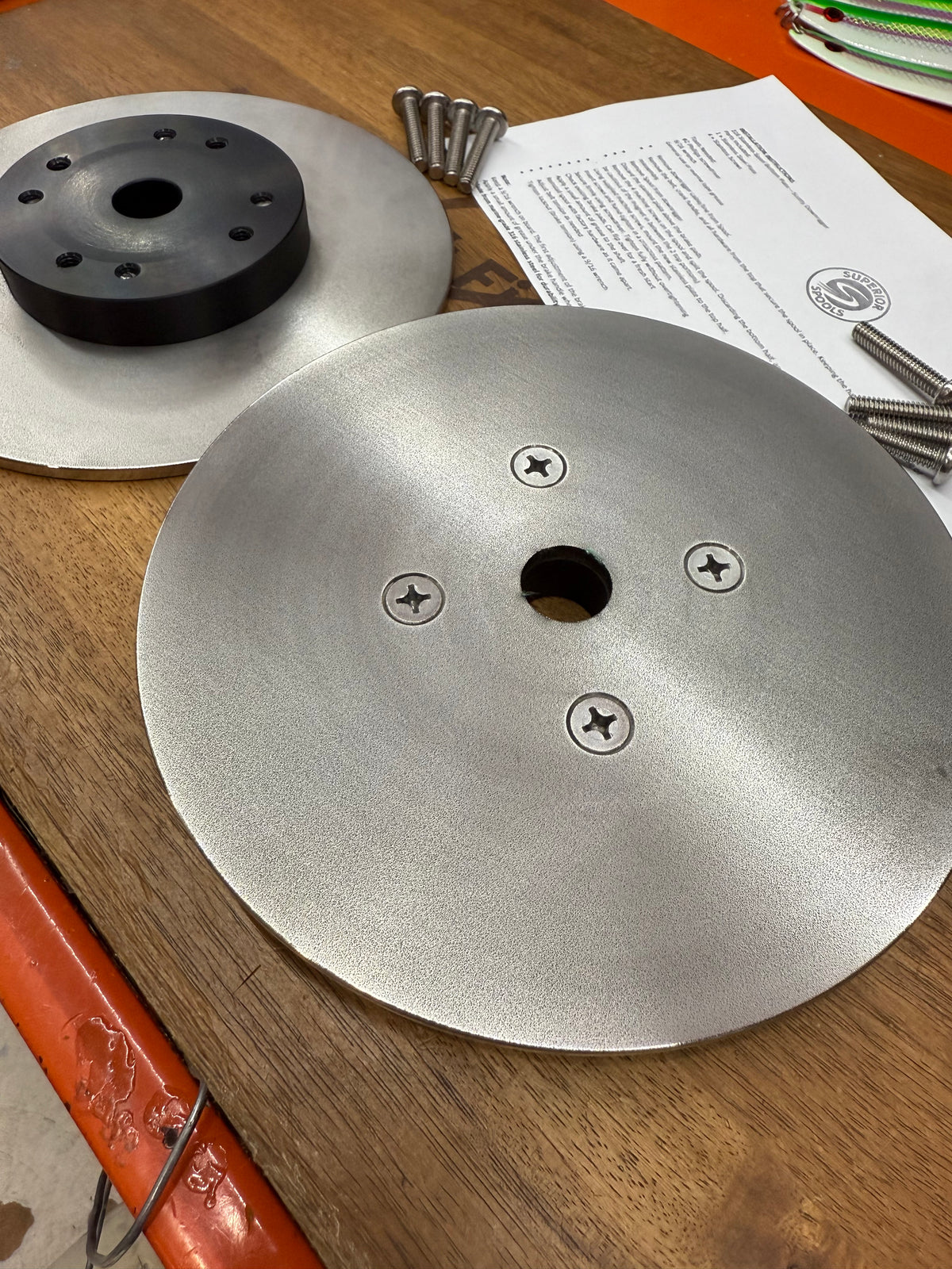 Superior Spools - Base Plates Replacement for Scotty Downrigger Spools - 1 PAIR