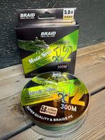12 Strand Braided Fishing LIne 60lb Ultra Thin- 300M