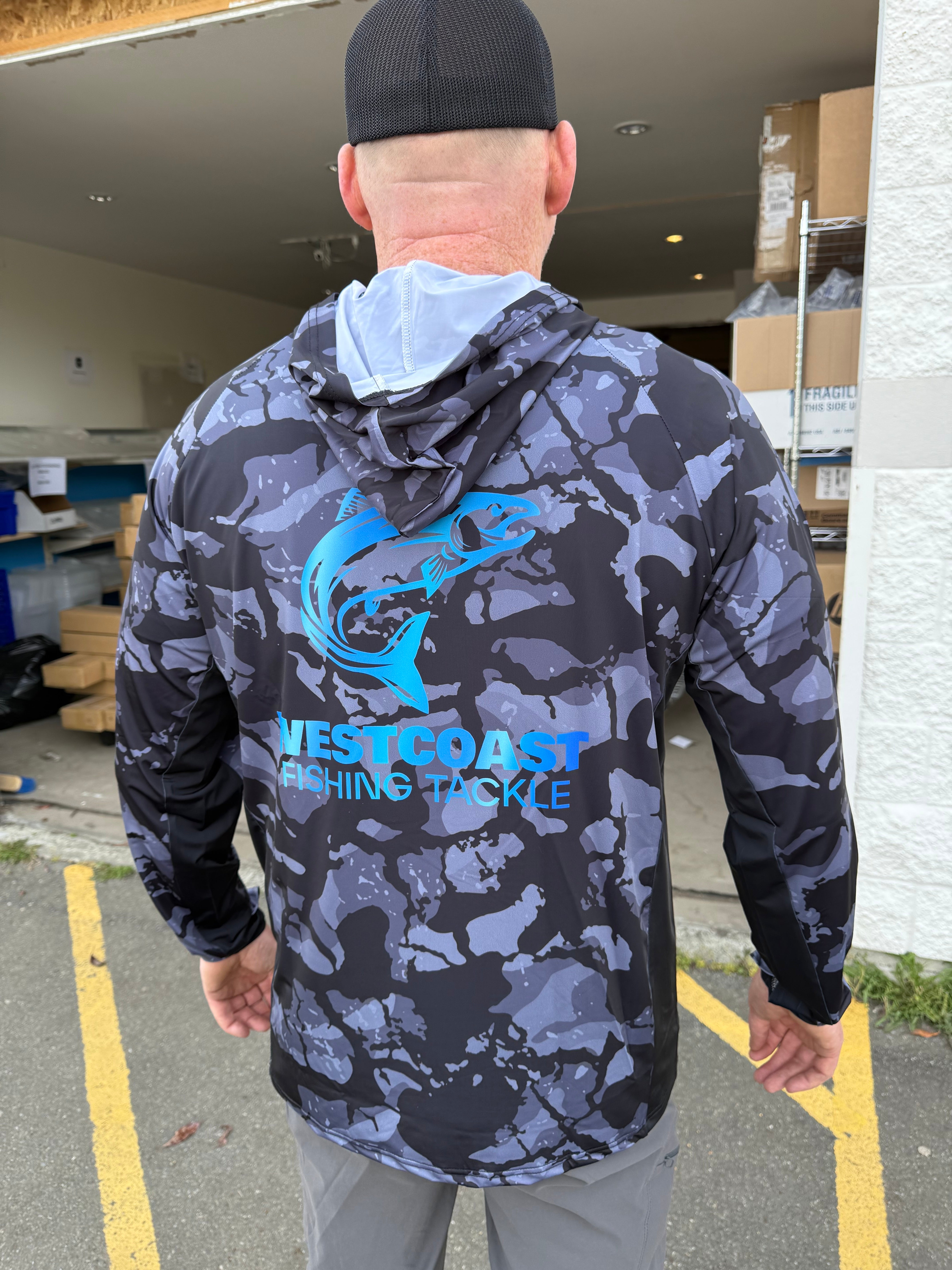 Branded Apparel - WCFT SUNSHIRTS - SPF 50 Grey/Black Camo