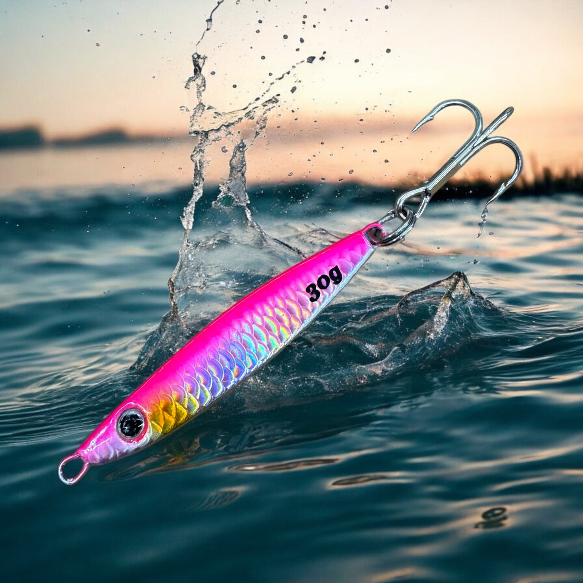 3D Chromatic Scale Tape Minnow Jigs