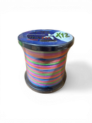 12 Strand MULTI COLOUR Braided Fishing LIne 60lb Ultra Thin
