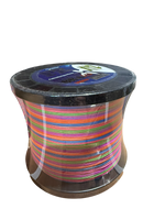 12 Strand MULTI COLOUR Braided Fishing LIne 60lb Ultra Thin