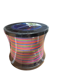 12 Strand MULTI COLOUR Braided Fishing LIne 60lb Ultra Thin