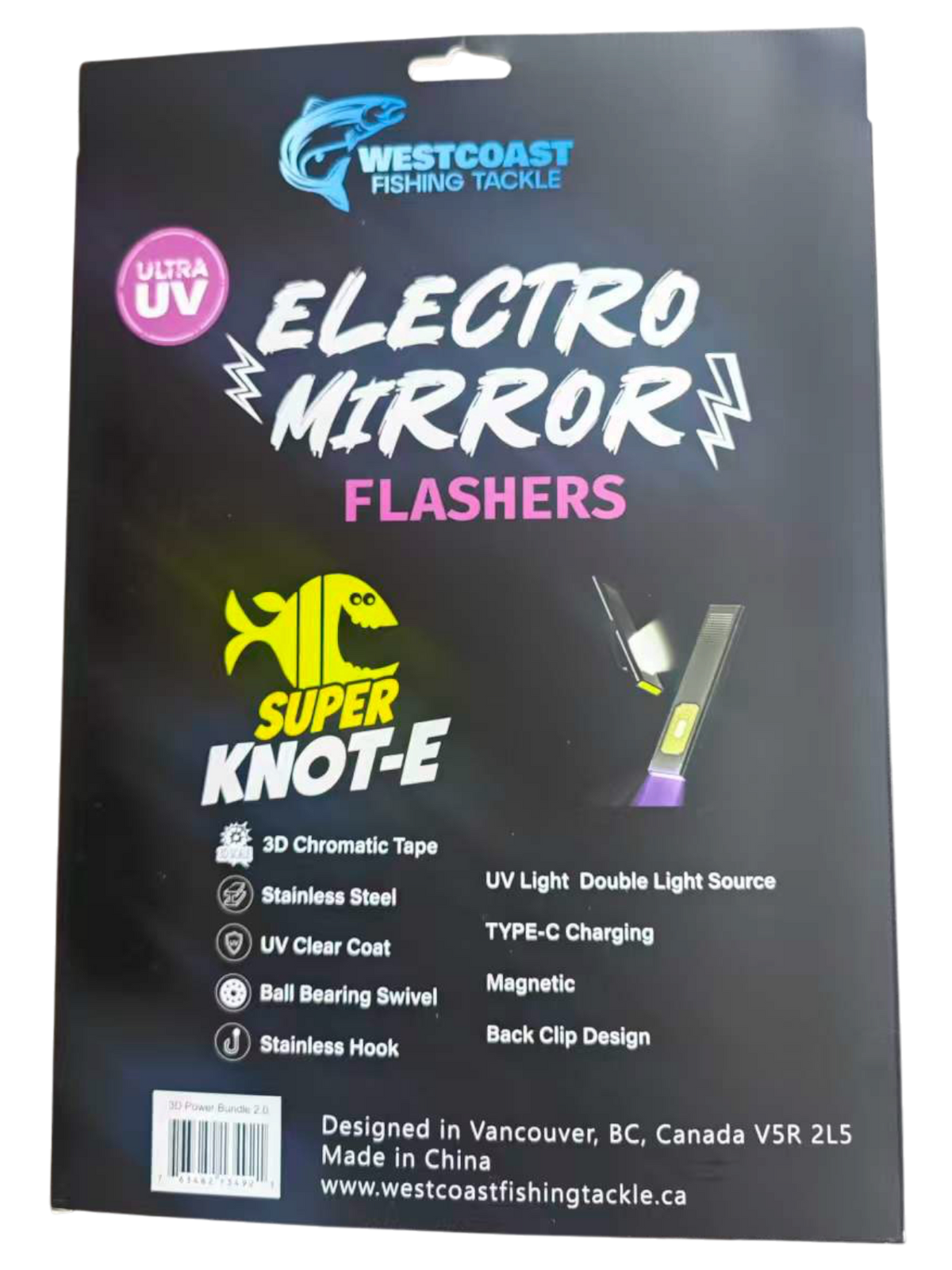 3D Electro Power Bundle with UV Flashlight