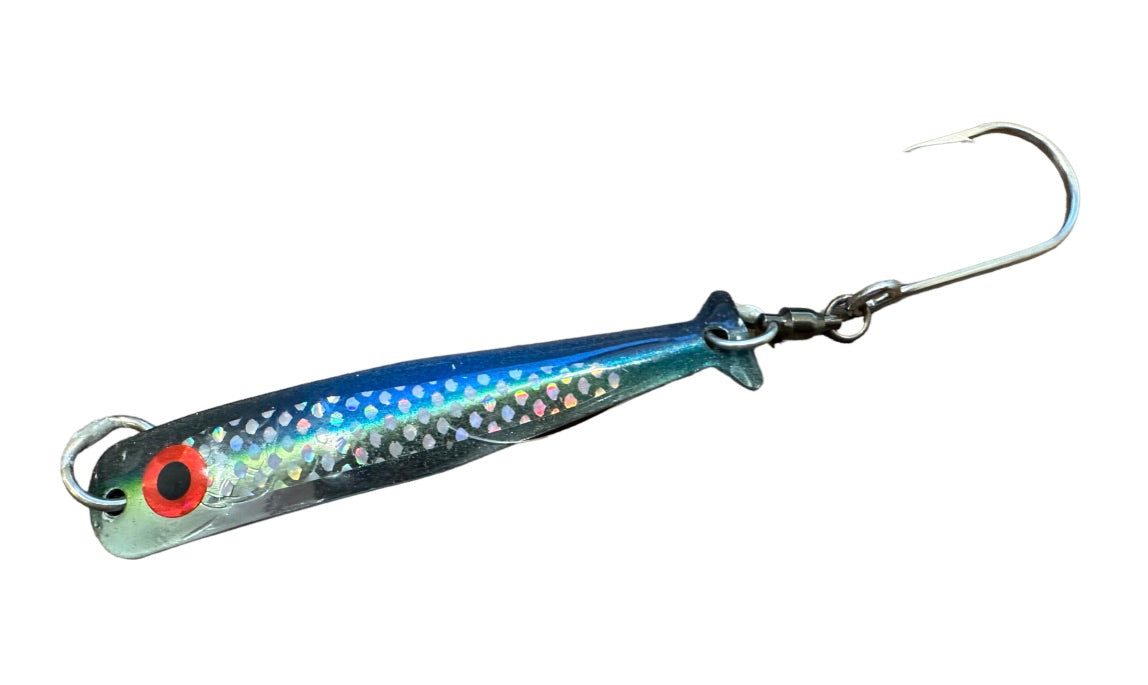 ETIC Poseidon Fishing Spoons Kit 100% Made of Brass, 4pcs Fishing